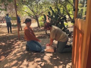 CPR certification classes to The Ecology Center in San Juan Capistrano, California